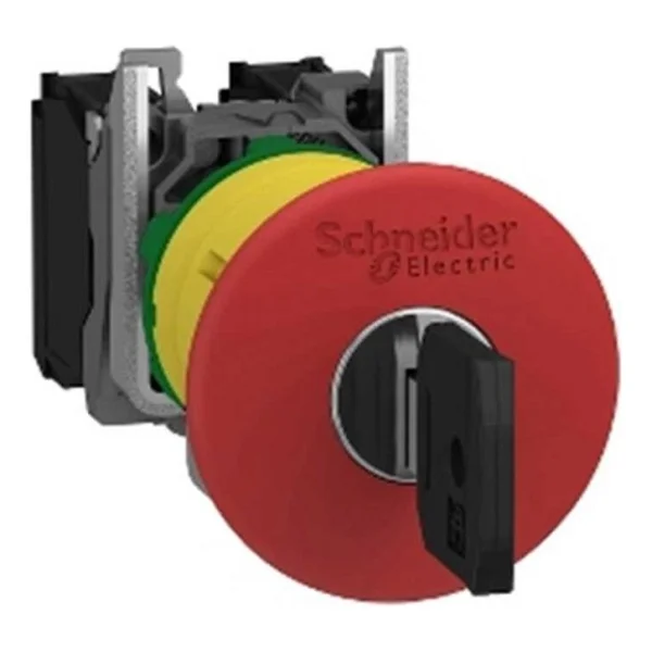 Schneider Electric XB5AS9442 22 mm Kilitli Acil Stop Butonu, 1Nk Anahtarlı - Görsel 2