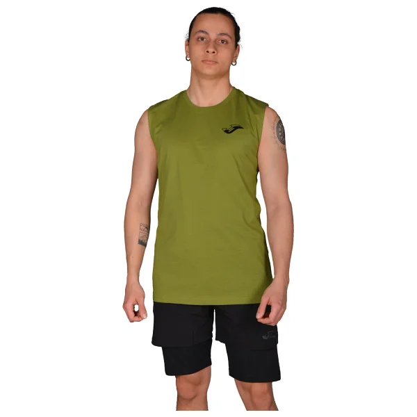 Joma Sprint - Haki Pamuklu Kolsuz Erkek T-shirt - 4231114 - Görsel 6