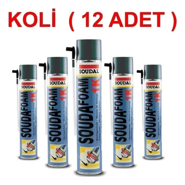 Soudal Köpük 600 Gr. (12) 'li - Görsel 3