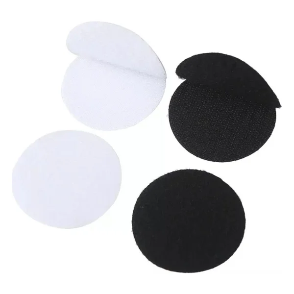 MOR SALKIM HOME Halı Altı Kaydırmaz Cırt Bant 6 Cm Çap (4 Adet-çift ) Siyah - Görsel 2