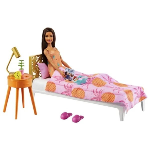 Barbie Bebek ve Yatak Odası Oyun Seti GRG86 - Görsel 2
