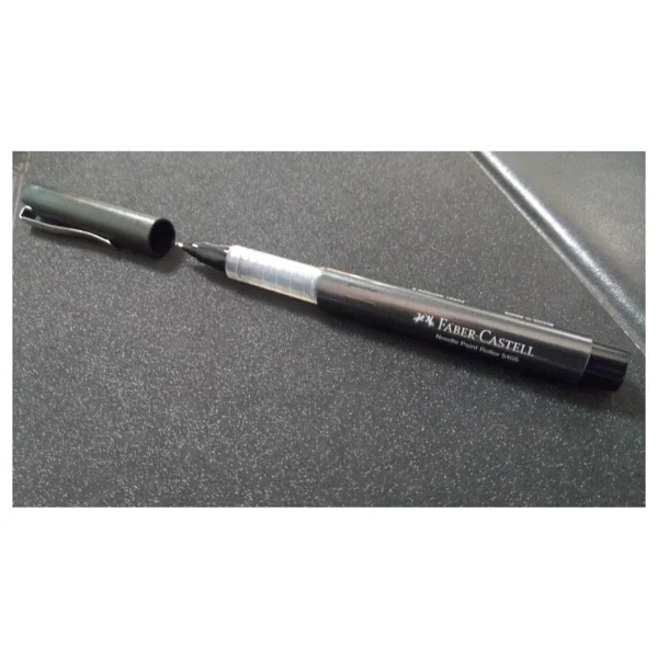 Faber-Castell 5405 0.5 mm İğne Uçlu Siyah Roller Kalem - Görsel 4