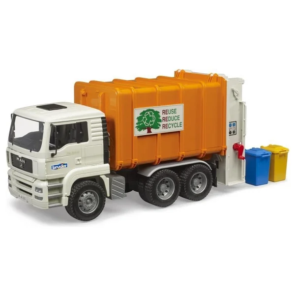 Bruder Man Tga Çöp Kamyonu BR02772 - Görsel 3