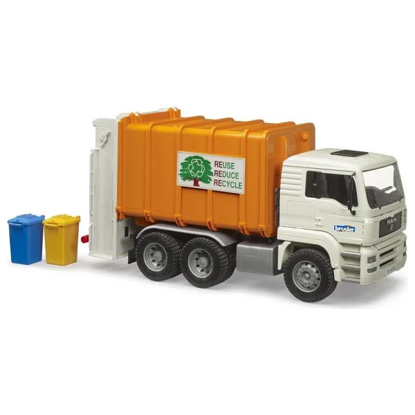 Bruder Man Tga Çöp Kamyonu BR02772 - Görsel 4
