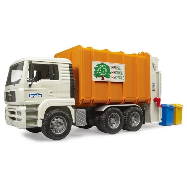 Bruder Man Tga Çöp Kamyonu BR02772 - Görsel 5