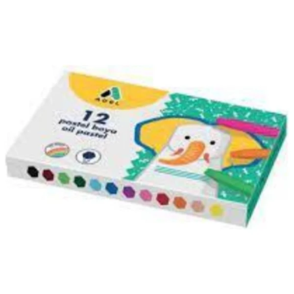 Adel Moneta Pastel Boya 12 Renk - Görsel 2