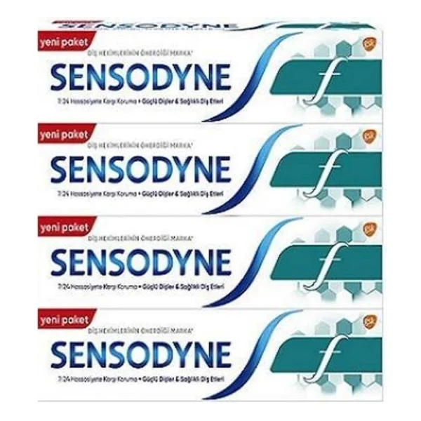 Sensodyne F 100 ml 4 Adet Florürlü Diş Macunu - Görsel 3