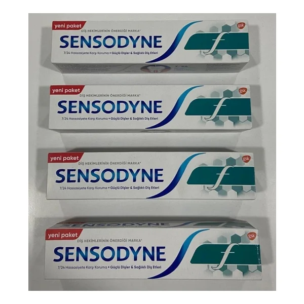 Sensodyne F 100 ml 4 Adet Florürlü Diş Macunu - Görsel 2