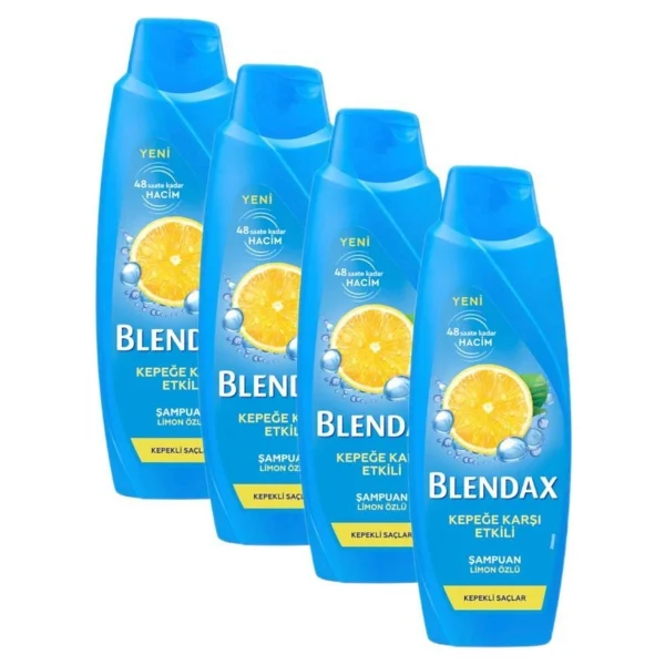 Blendax Kepeğe Karşı Etkili Limon Özlü Şampuan 4 X 470 Ml. - Görsel 3