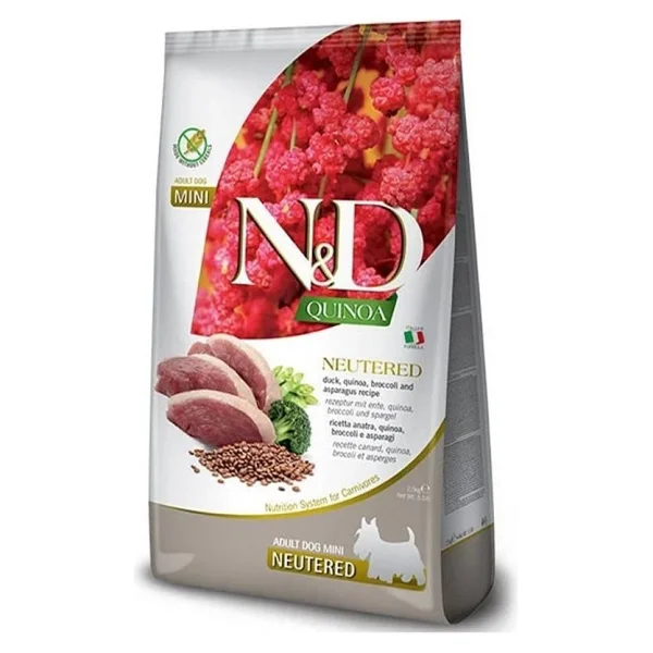N&D Quinoa Neutered Ördek Etli 2.5 kg Orta ve Büyük Irk Yetişkin Köpek Maması - Görsel 2