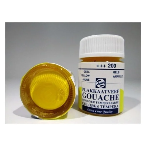 Talens 16 ml Guaj Boya 200 Yellow - Görsel 2