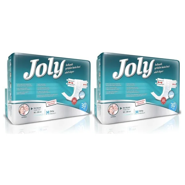 Joly Belbantlı Orta Boy M 30'lu 2 Adet Hasta Bezi - Görsel 2