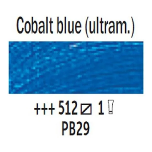 Talens Van Gogh 200 ml 512 Cobalt Blue Ultramarine Yağlı Boya - Görsel 2