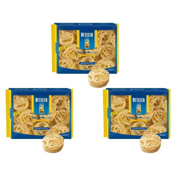 De Cecco Tagliatelle Makarna 500 gr 3'lü - Görsel 2