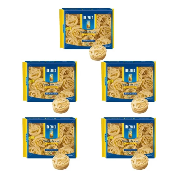 De Cecco Tagliatelle Makarna 500 gr 5'li - Görsel 2