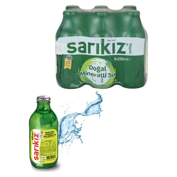 Sarıkız Sade Maden Suyu 24x250 ml - Görsel 4