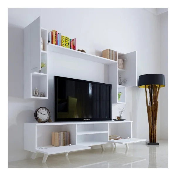 Moonlife İstanbul Dolaplı Kapaklı TV Ünitesi - Görsel 7
