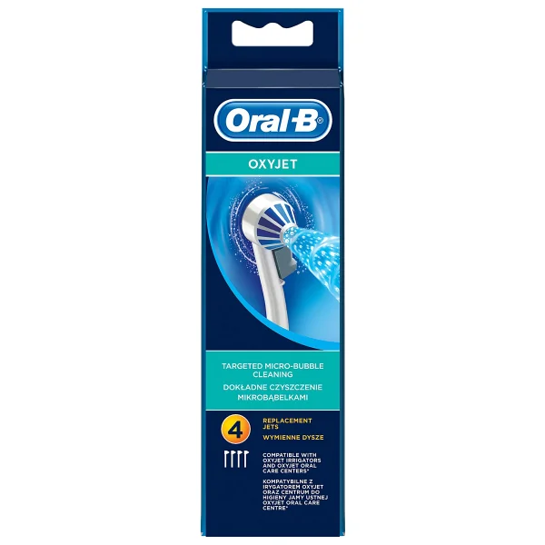 Oral-B Oxyjet Ağız Duşu Yedek Başlık Seti 4'lü Ultra Yumuşak Kıllar ile Diş Eti Dostu - Görsel 2