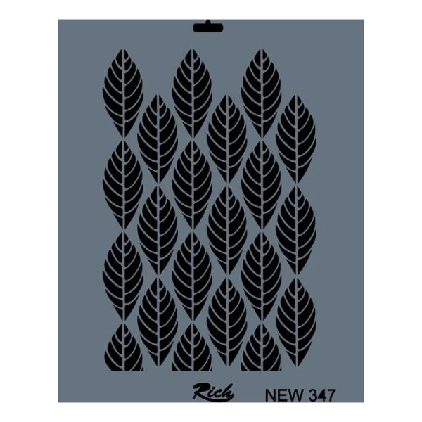 Rich New Seri N-347 Stencil 35x25 cm - Görsel 2