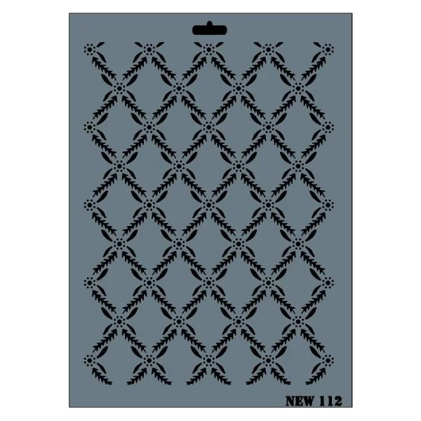Rich New Seri N-112 Stencil 35x25 cm - Görsel 2