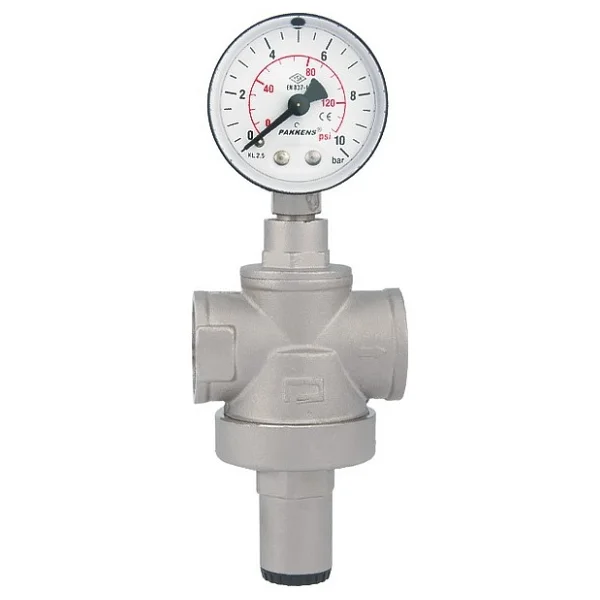 Pakkens 1'' Basınç Düşürücü DN25 Manometreli - Görsel 3