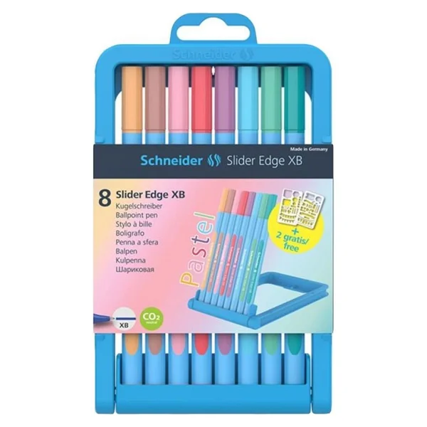 Schneider Slider Edge XB Pastel 8 Renk Tükenmez Kalem Seti - Görsel 4