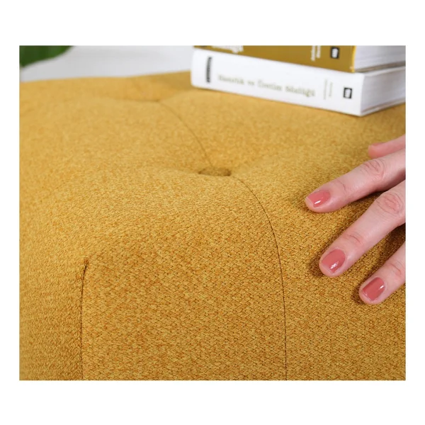 Lorence Home Tomp Puf - Sarı - Görsel 4