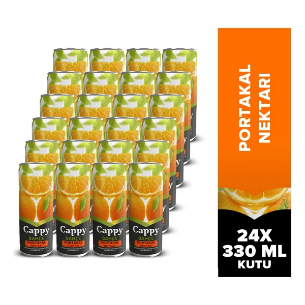 Cappy Bahçe 330 ml 24'lü Kutu Portakal Nektarı - Görsel 2