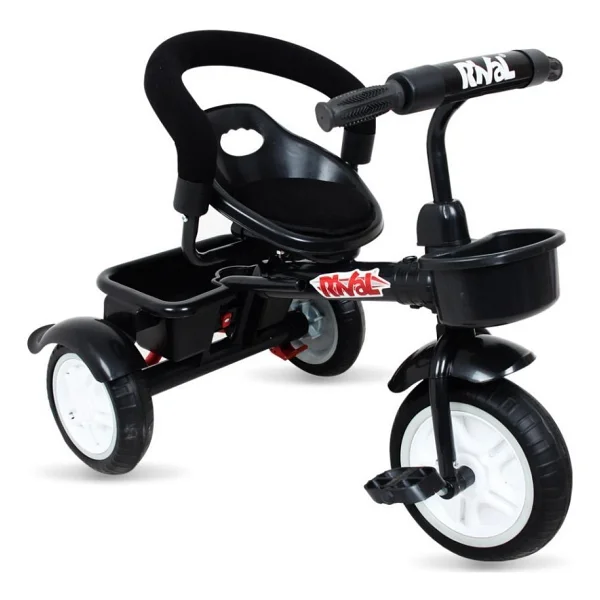 Rival Nitro Plus 3 Tekerlekli Çocuk Bisikleti 2-5 Yaş Mavi Ayarlı Ergonomik Oturak Metal Gövde - Görsel 6