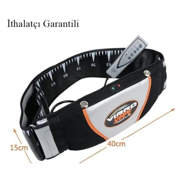 VibroShaper Masaj Kemeri Aleti Vibro Shape Titreşimli Zayıflama Çift Motorlu Isıtmalı - Görsel 3