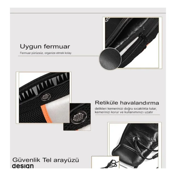 VibroShaper Masaj Kemeri Aleti Vibro Shape Titreşimli Zayıflama Çift Motorlu Isıtmalı - Görsel 5