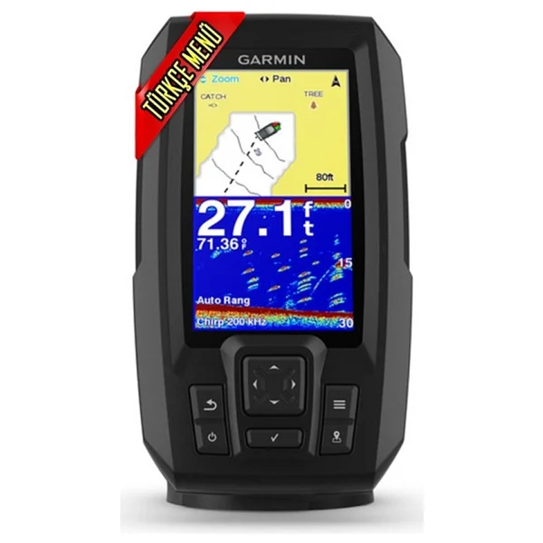 Garmin Striker Plus 4 Balık Bulucu & GPS Türkçe Menü - Görsel 6