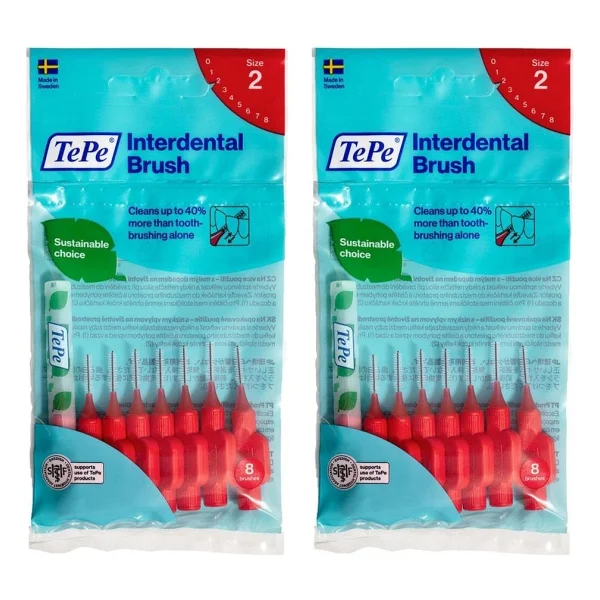 Tepe Kırmızı 0.5 mm 8'li 2 Adet Arayüz Fırçası - Görsel 2