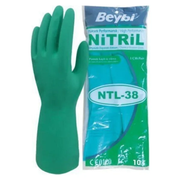Beybi NTL-38 Nitril Kimyasal İş Eldiveni 10 Numara - Görsel 2