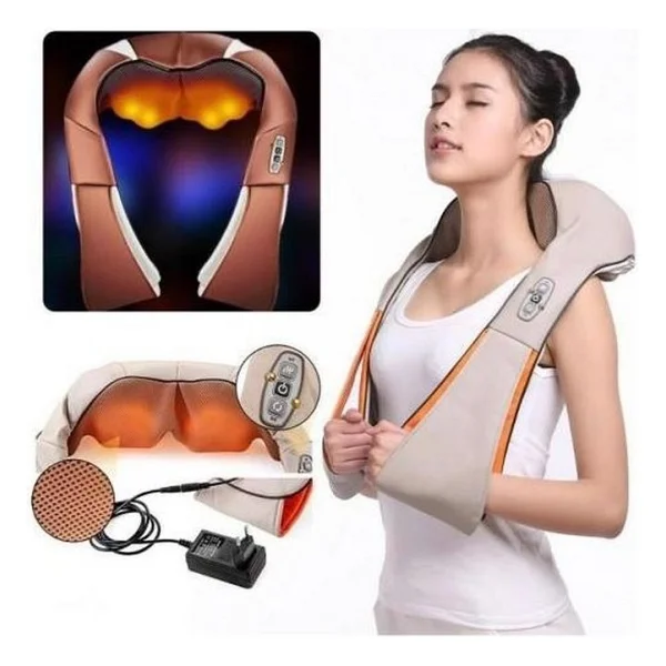 Realx Ovmalı Isıtmalı Boyun Omuz Masaj Aleti - Görsel 2