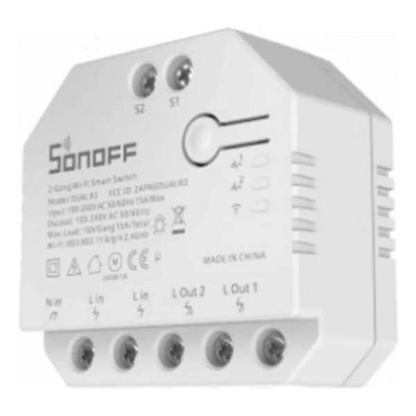 Sonoff Dual R3 Akıllı Röle - Görsel 2
