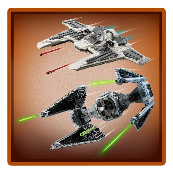 Lego 75348 Star Wars Mandalorian Fang Fighter TIE Interceptor'a Karşı - Görsel 5