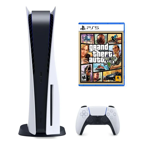 Sony Ps5 Playstation 5 Oyun Konsolu + Gta V 5 Ps5 Oyun - Görsel 5