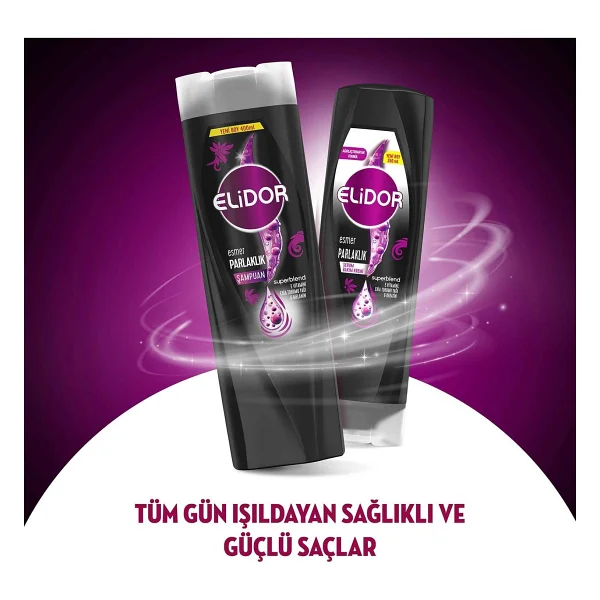 Elidor Superblend Esmer Parlaklık 400 ml Şampuan - Görsel 6