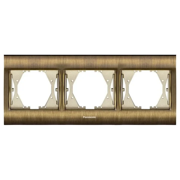 Panasonic Thea Blu Antique+Dore Üçlü Çerçeve - WBTF08035AQ-TR - Görsel 2