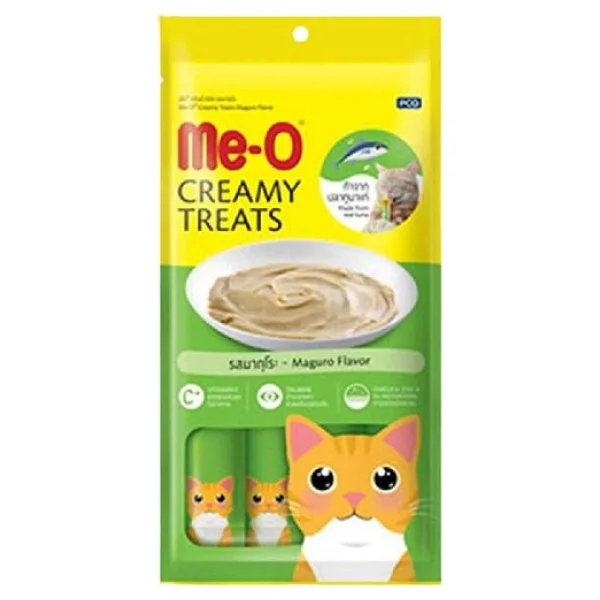 Me-O Creamy Treats Mavi Yüzgeçli Orkinos Balıklı 15 gr 4'lü Sıvı Kedi Ödül Maması - Görsel 2