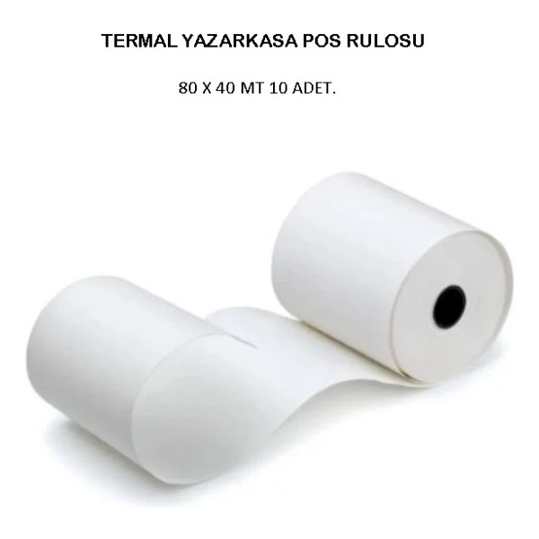 Termal Kasa Rulosu 80X40 mt 10'lu Paket - Görsel 3