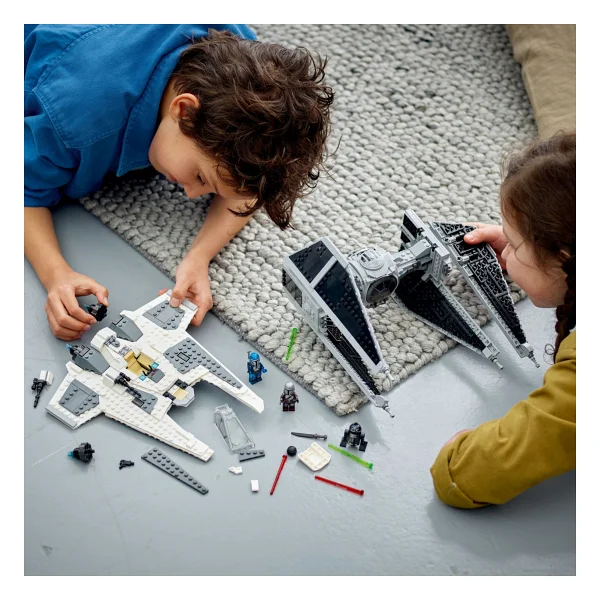 Lego 75348 Star Wars Mandalorian Fang Fighter TIE Interceptor'a Karşı - Görsel 10