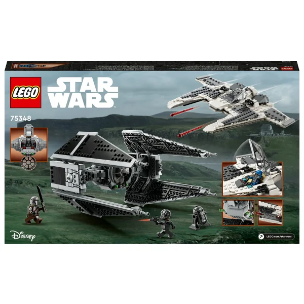 Lego 75348 Star Wars Mandalorian Fang Fighter TIE Interceptor'a Karşı - Görsel 2