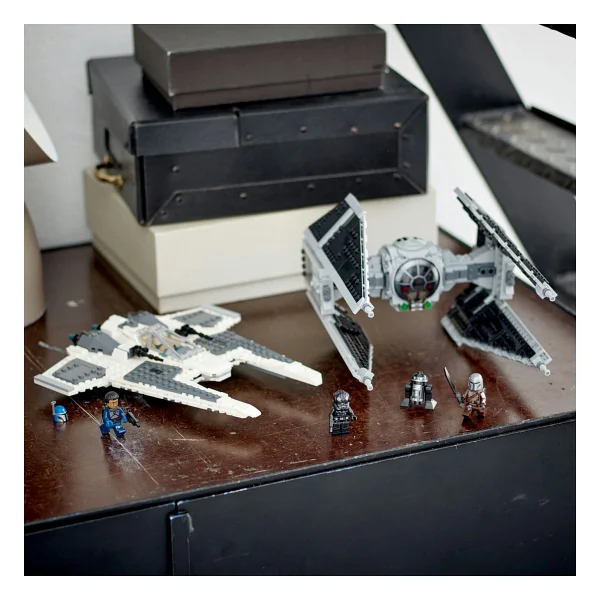 Lego 75348 Star Wars Mandalorian Fang Fighter TIE Interceptor'a Karşı - Görsel 8