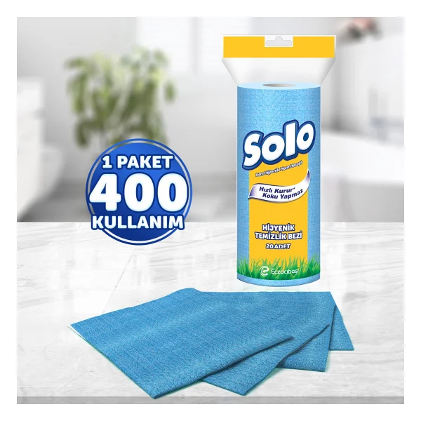 Solo Hijyenik Temizlik Bezi 20'li - Görsel 7