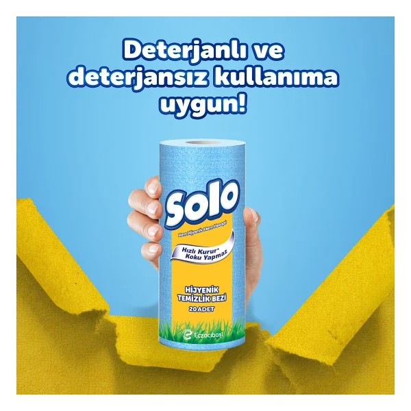 Solo Hijyenik Temizlik Bezi 20'li - Görsel 5