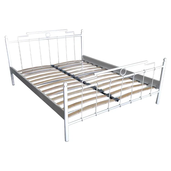 Unimet Hatkus Metal Karyola - Beyaz - Konik Geçme - Konfor Destekli Latalı - 140x190/140x200/150x200/160x200 - 160 x 200 cm - Görsel 5