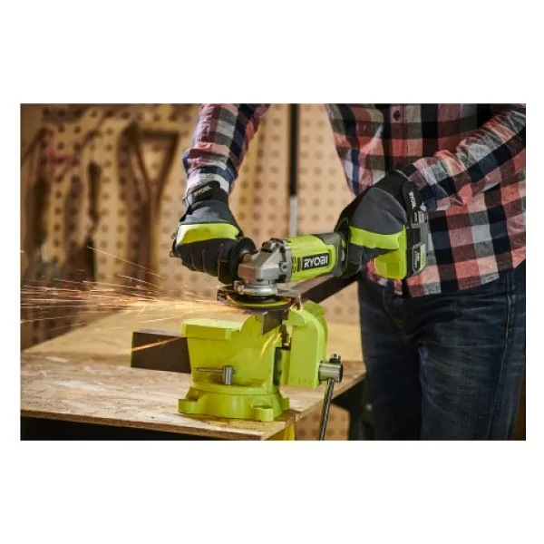 Ryobi ONE+ RAG18125-1C40S 18V 4 Ah 125 mm Akülü Avuç Taşlama - Görsel 3