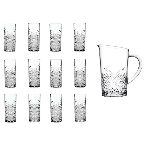 Paşabahçe Timeless 13 Parça Özel Seri Sürahili Rakı Bardağı - Görsel 6